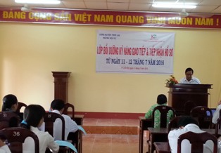 Ủy ban nhân dân huyện Thới Lai tổ chức lớp Bồi dưỡng kỹ năng giao tiếp và nhận hồ sơ cho công chức làm việc tại bộ phận tiếp nhận và trả kết quả cấp huyện, cấp xã